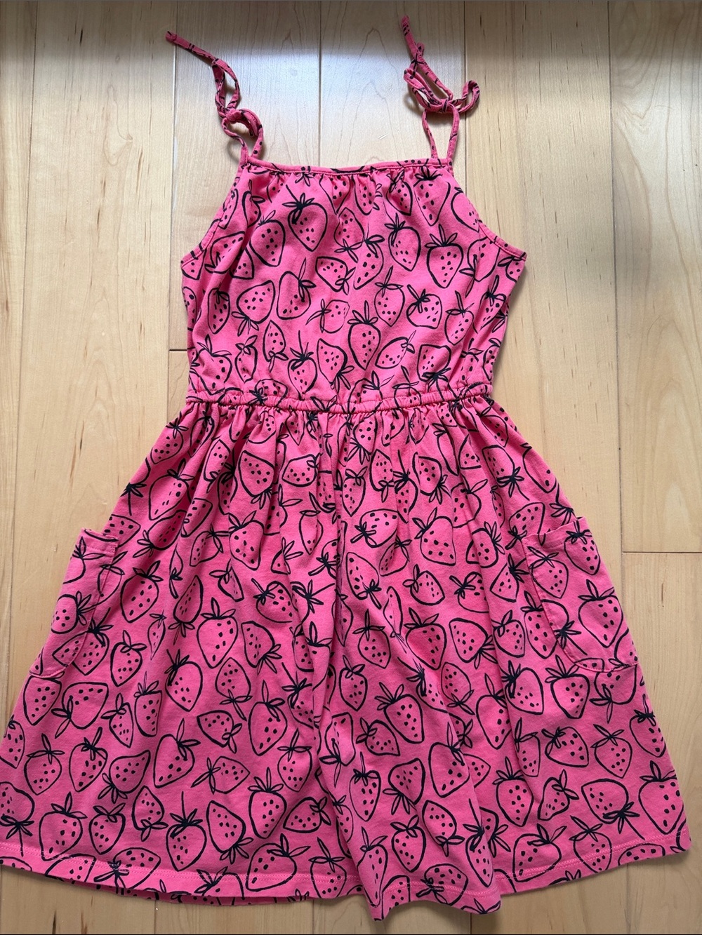 Tea Collection Girls Tie Shoulder Dress